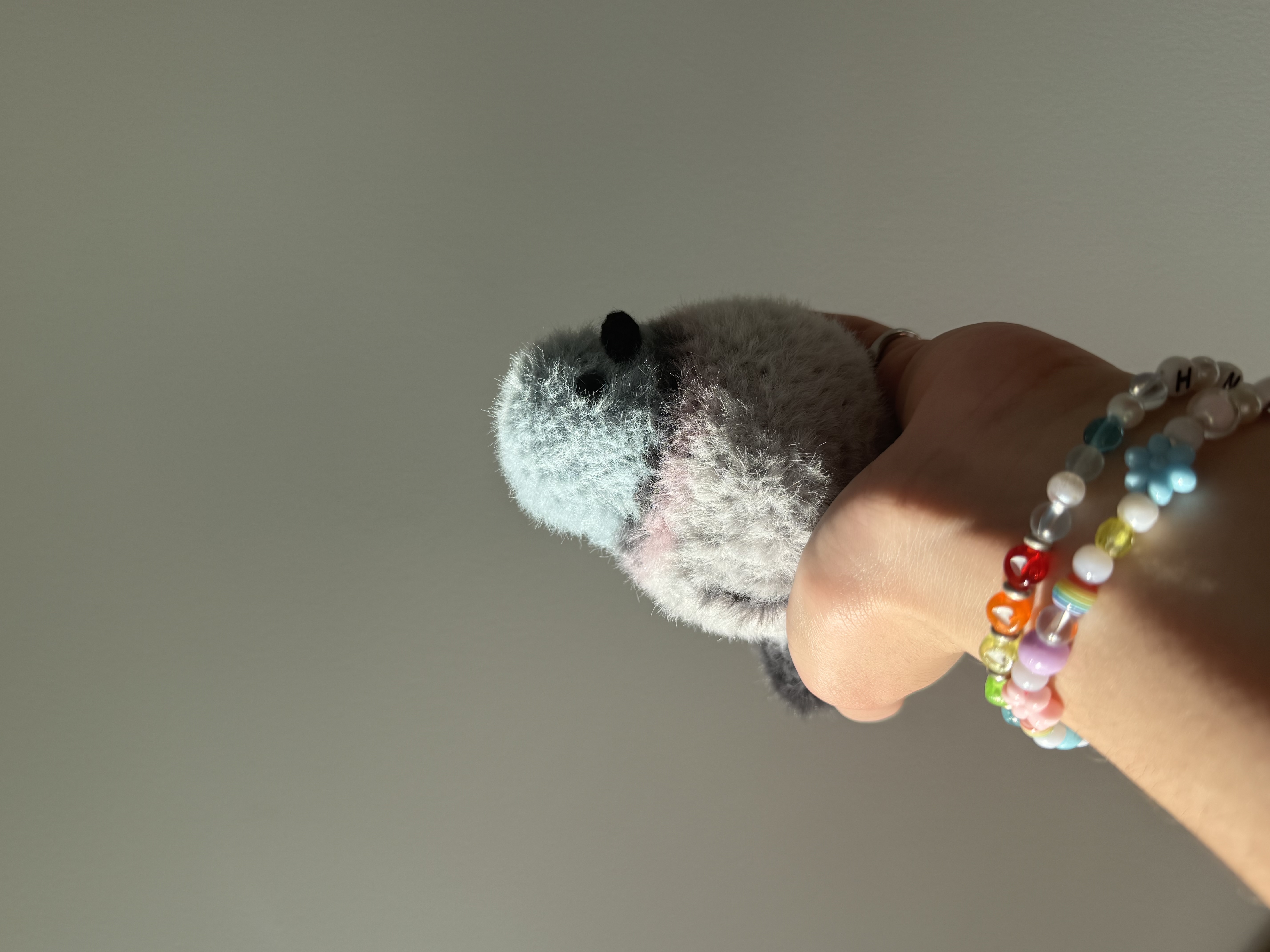 crochet pigeon side view
